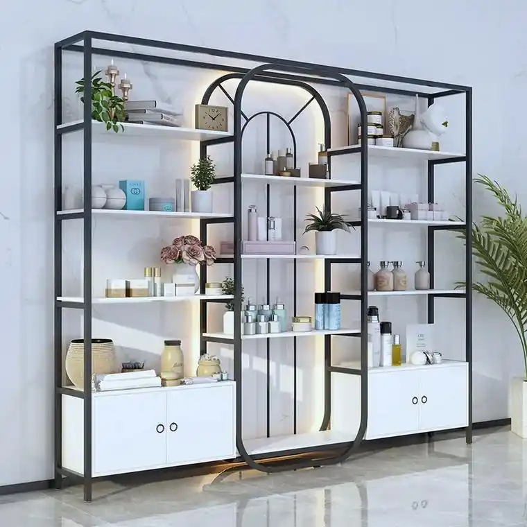 美容院指甲油样产品护肤化妆品展示架包包展柜陈列柜置物货架多层