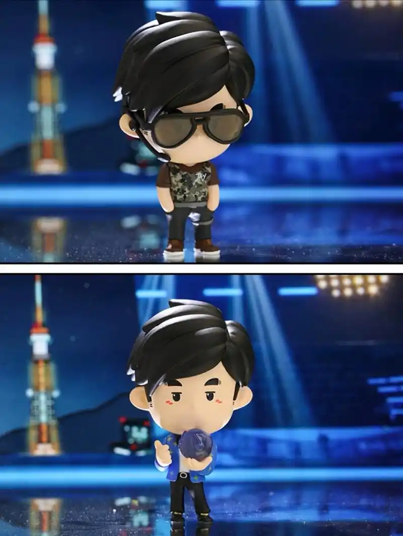 周同学周游记系列盲盒整套周杰伦周边!手办盲盒潮玩摆件!