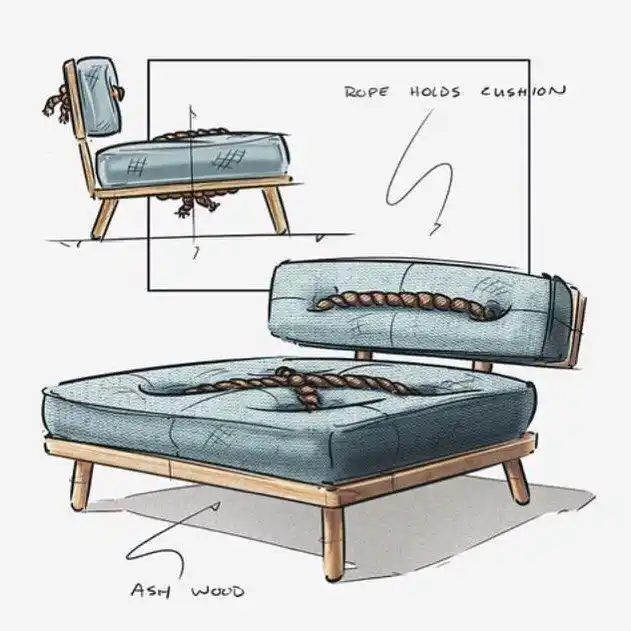 第六波 家具设计手绘效果图.工业设计