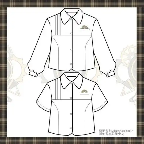 jk制服到底是一种什么东西jk服装效果图vs款式图分享