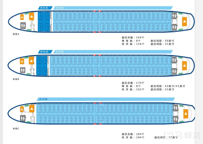 厦门航空波音738中型客机的座位号44a视角好吗?