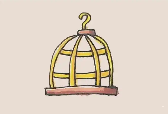 简笔画之鸟笼,图片,简笔画-学笔画