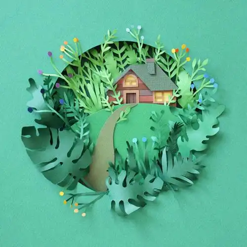 惊艳的多层立体剪纸margaretscrinkl