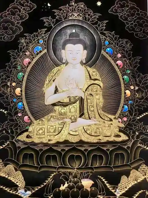 013kumarlama大日如来未装裱唐卡