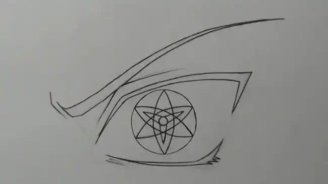 视频火影忍者佐助万花筒写轮眼马克笔上色手绘视频教程写轮眼的画法