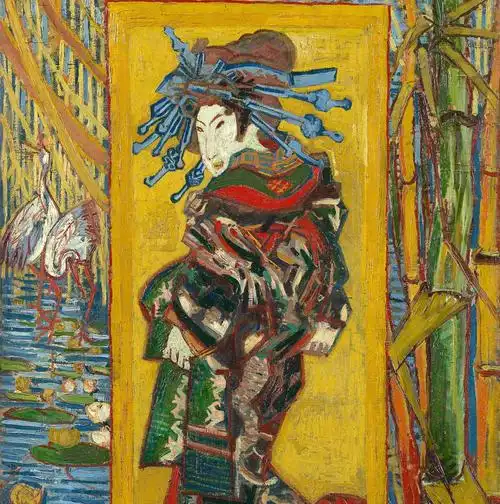 梵高 日本情趣:花魁