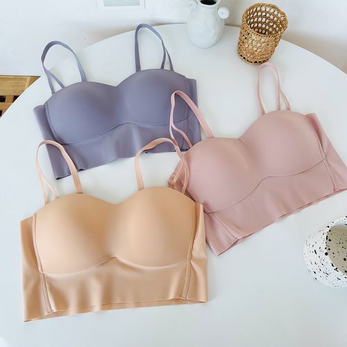 内衣少女薄款光面无痕透气舒适法式文胸简约文胸