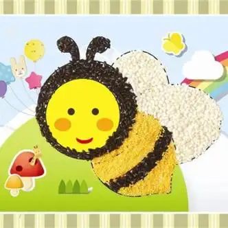 五谷杂粮粘贴画diy幼儿园宝宝手工制作材料包儿童创意豆豆种子画 8号