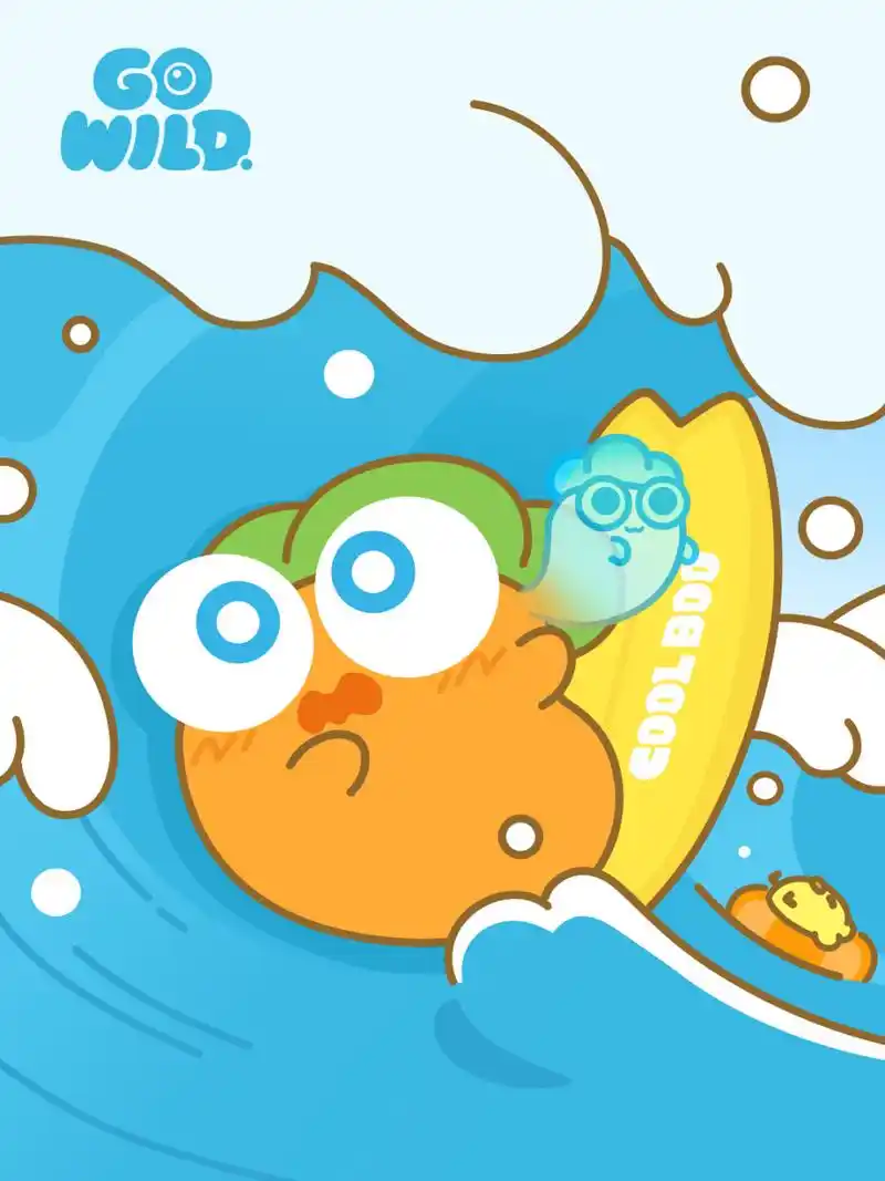 保卫萝卜go wild丨春天才开始,阿波想冲浪了 春天才开始,阿波已经在想