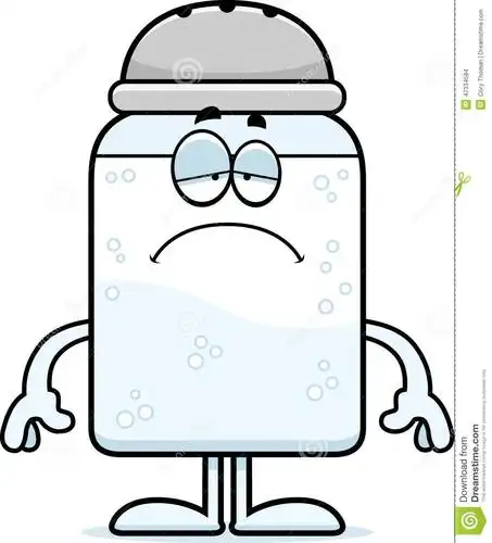 salt shaker sad clipart