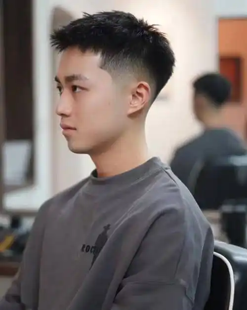 前刺发型,绝对可以笑着出理发店的短发,不知道该怎么剪头发的可以参考