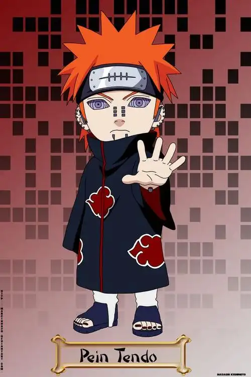 火影忍者六道佩恩的q版图,在线等