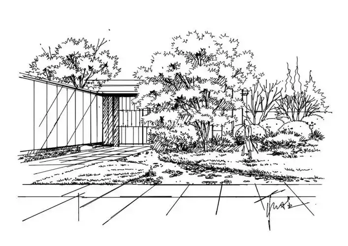 万能景观节点手绘效果图休憩空间