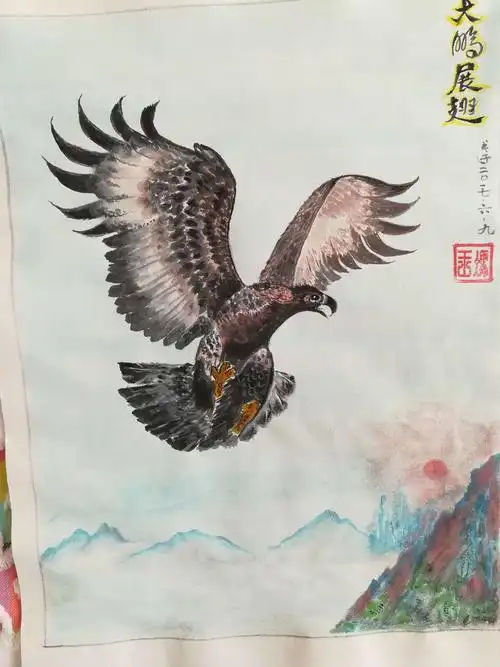 悠哉我的画册————少年学画乃皮毛,古稀残笔染风骚!