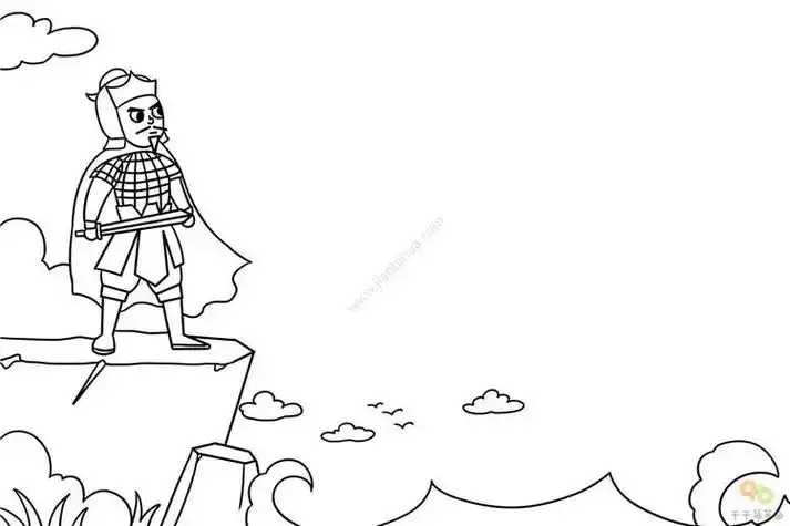 夏日绝句配画简笔画