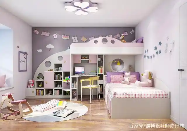 双人儿童房设计最值得借鉴,小户型装修超实用!