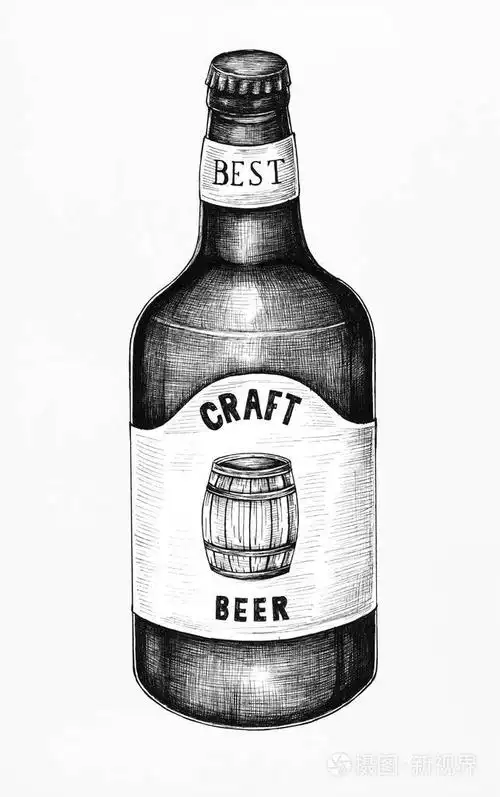 手绘工艺啤酒瓶