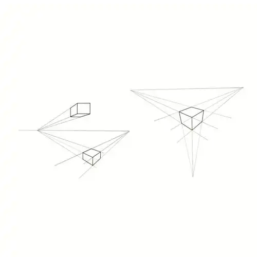 就不详细讲解了96透视练习,在理解了透视理论基础上,开始画透视盒子