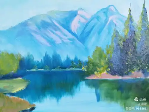 庚子零基础学油画十二节课范画