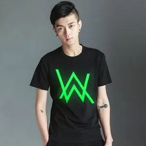 2021alan walker艾伦沃克短袖t恤dj电音男 学生夏半袖t y002 p20,t恤