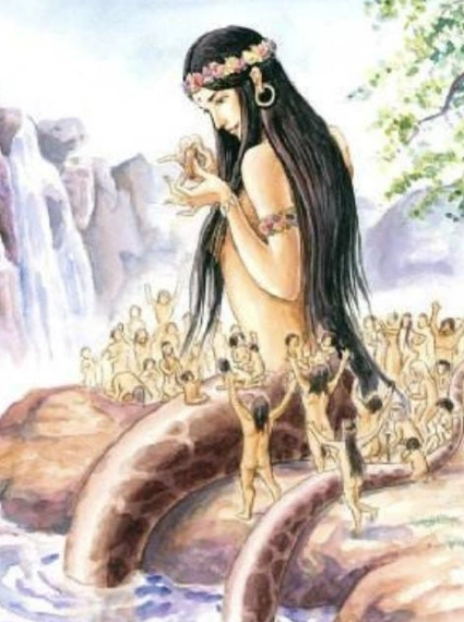 女娲的形象为什么蛇的身子