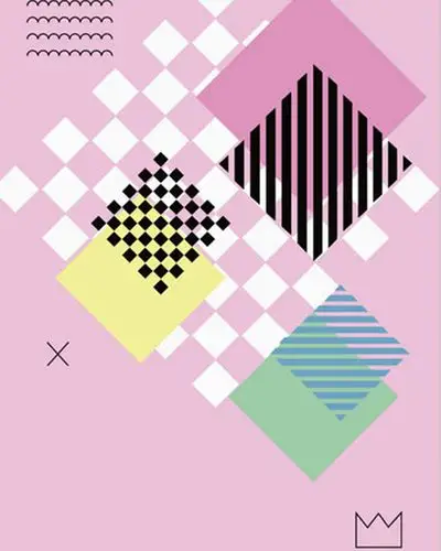 简约时尚几何图形广告