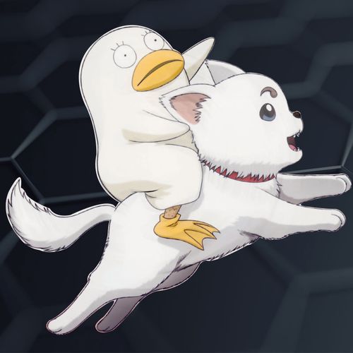 kook 银魂伊丽莎白定春车贴 贴画装饰卡通动漫划痕遮挡汽车贴纸