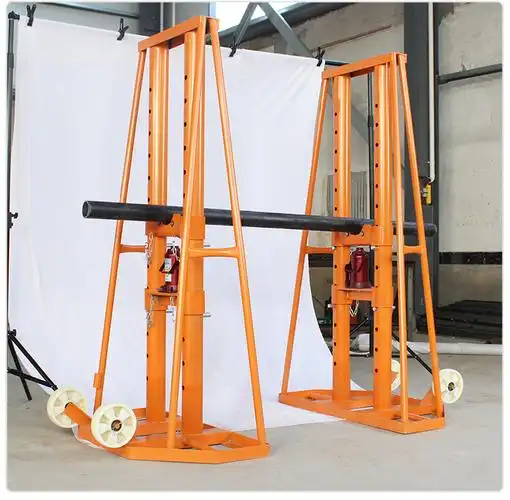 电缆放线架5吨10吨20吨电力液压升降支架子大型重型光纤放线架加强款5