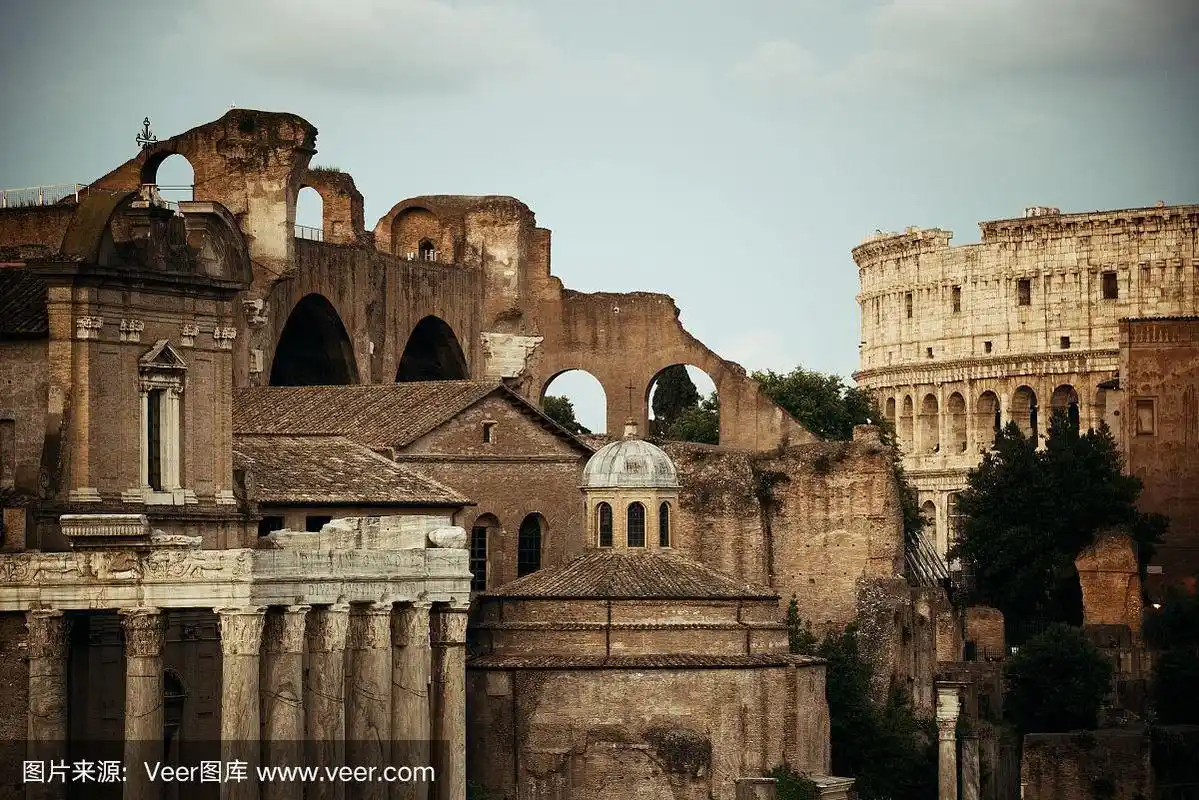 古罗马广场,罗马,欧洲,国际著名景点,远古的
