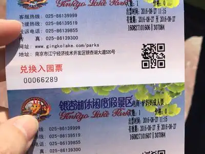 门票名称: 南京银杏湖乐园门票>