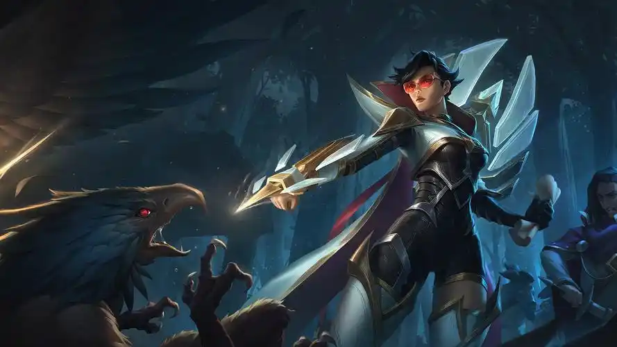 lol英雄联盟 暗夜猎手 vn 薇恩 vayne 光明哨兵 4k壁纸