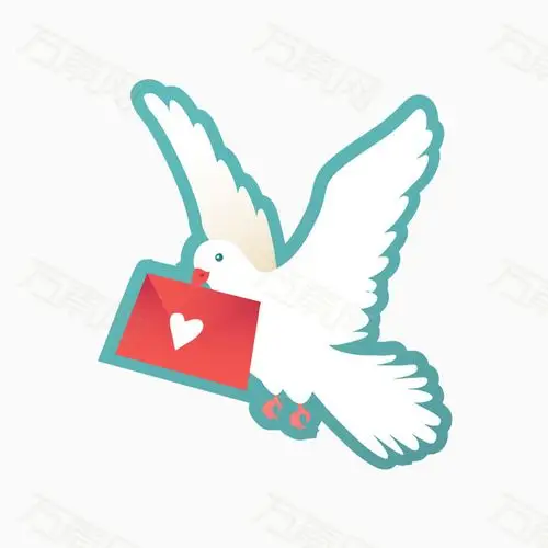 手绘信鸽图片免费下载_卡通手绘_万素网