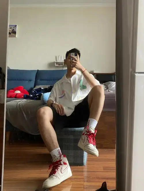 ootd喜欢穿aj的男孩子桃花运都不会太差