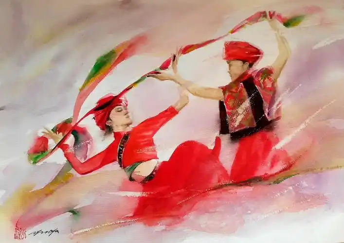 (土家山歌高腔抒情称"喊山歌",比较流行古老舞蹈叫"摆手舞")