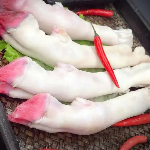 羔羊新鲜生羊冷冻羊脚小羊蹄带筋羊蹄筋羊排水果罐头