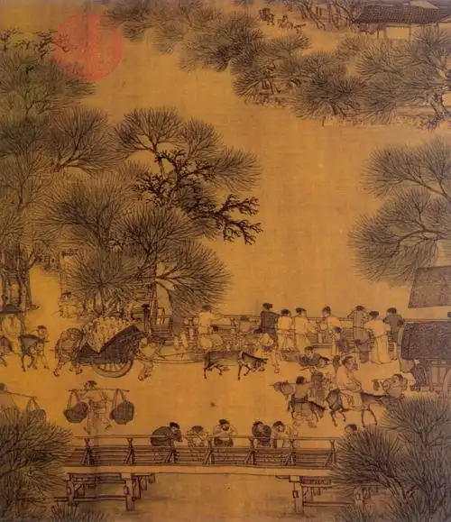 北宋张择端《清明上河图》图片 第14张 尺寸:3497x4049 (天堂图片网)