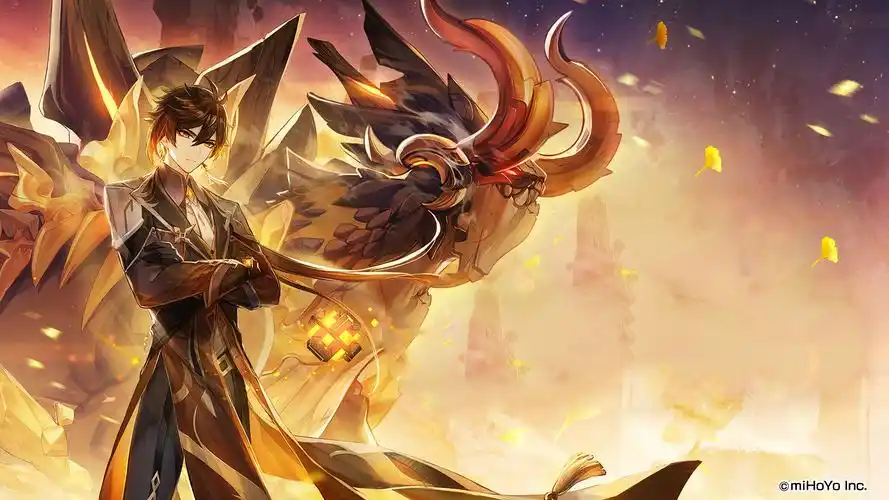 原神钟离桌面壁纸