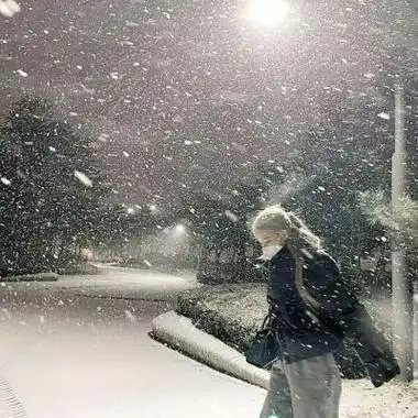 一组适合下雪用的一款高清的又很有意境的女生头像来啦美丽的雪景