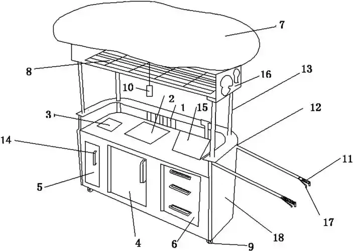 一种多功能餐车