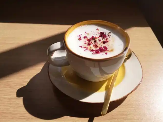 今日份玫瑰拿铁造型满分