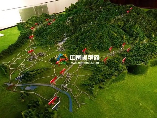 战争革命遗址沙盘模型