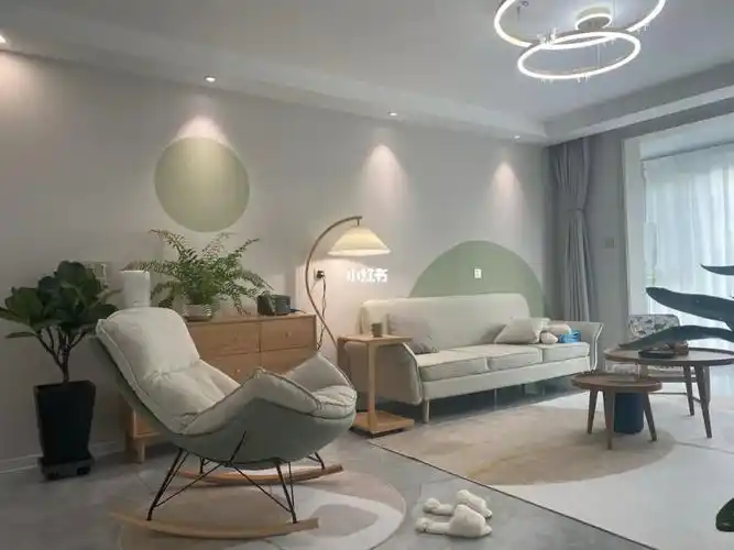 客厅多乐士乳胶漆拼色