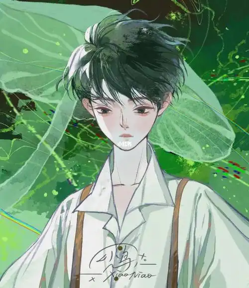 上次画了一个头像,再画两个喜欢的角色～#插画  #我是原创插画师