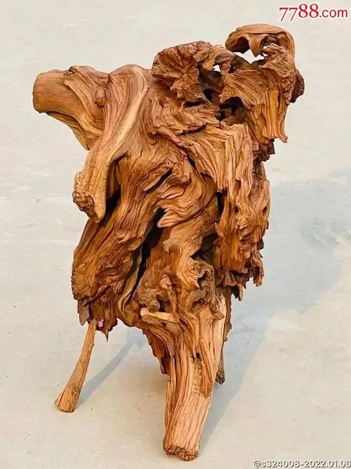 枣木摆件自然风化已清洗