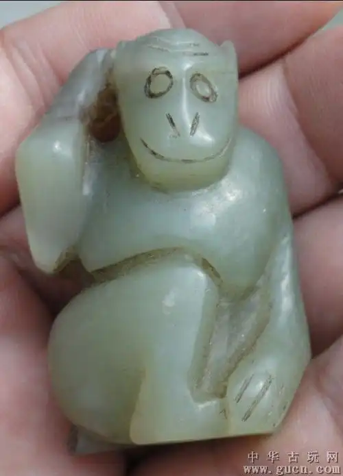 清代玉猴 - 中华古玩网 - 古董收藏,古玩收藏,古玩鉴定,古玩拍卖,古玩