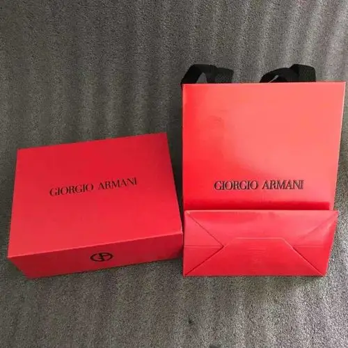 专柜阿玛尼armani口红唇釉礼盒包装纸袋空盒子手提袋小号礼品袋子