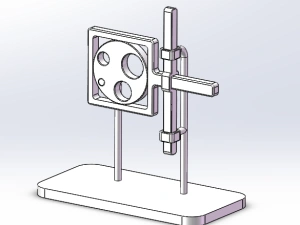 推杆机构三维模型