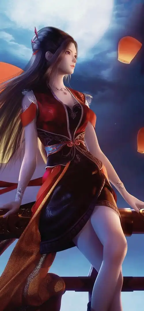 焰灵姬超清1080 手机壁纸竖屏