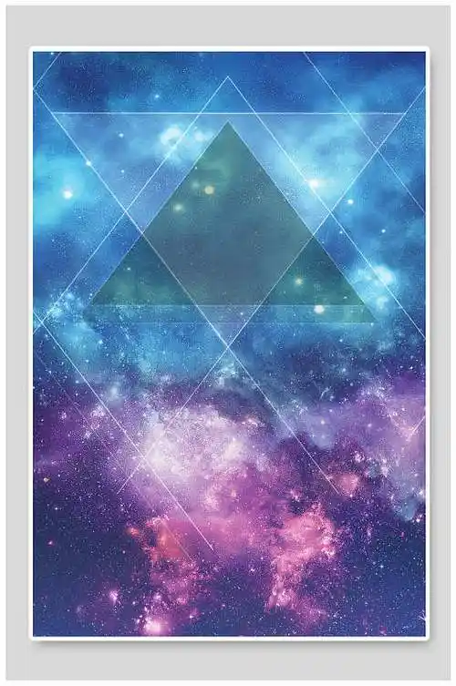 渐变红蓝色简约风创意炫光科技背景