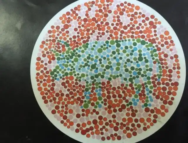 盘点几张色盲测试图你都能看出来吗图4正常人应该看不出来